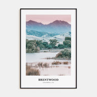 Brentwood Portrait Color Poster