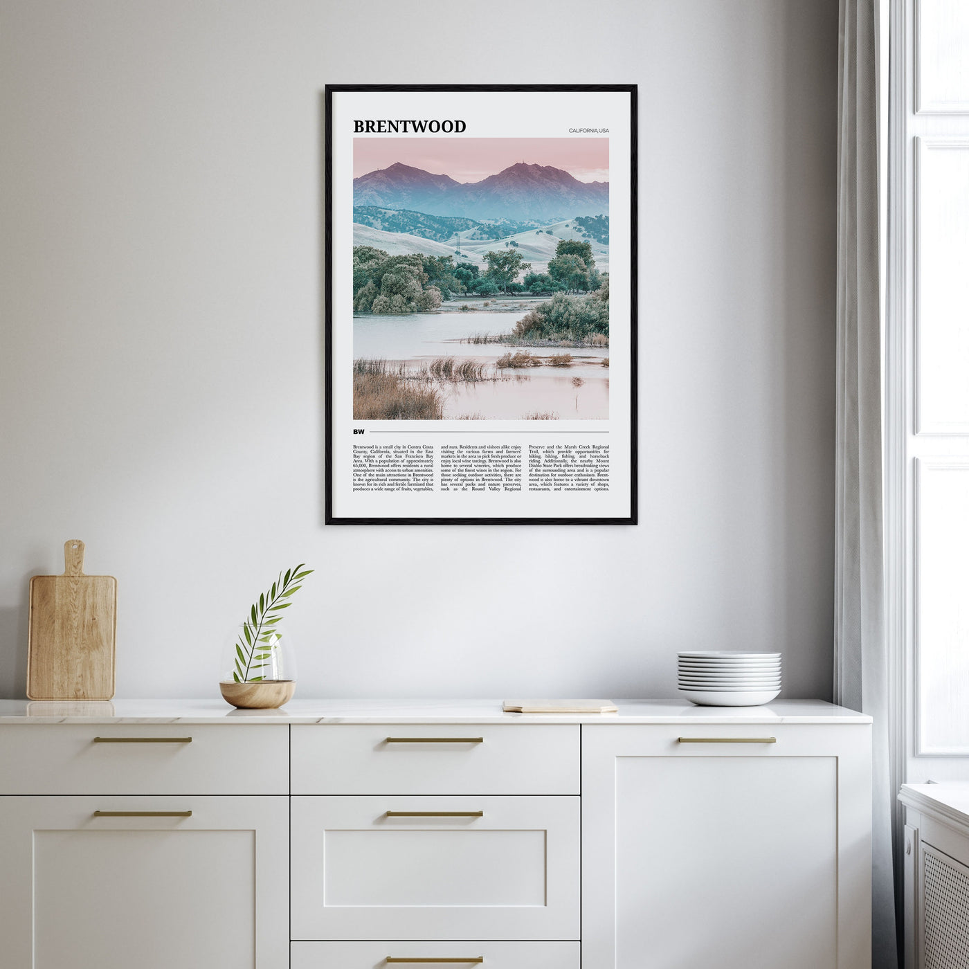 Brentwood Travel Color Poster