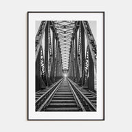 Bridge Photo B&W Poster