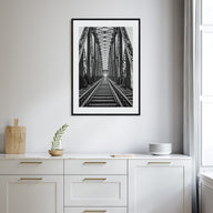 Bridge Photo B&W Poster