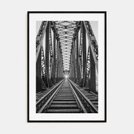 Bridge Photo B&W Poster