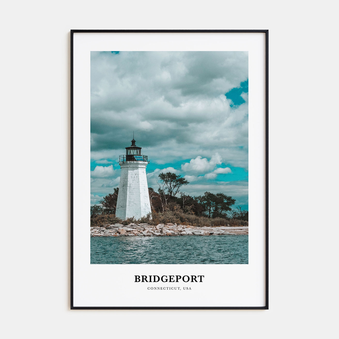 Bridgeport Portrait Color Poster