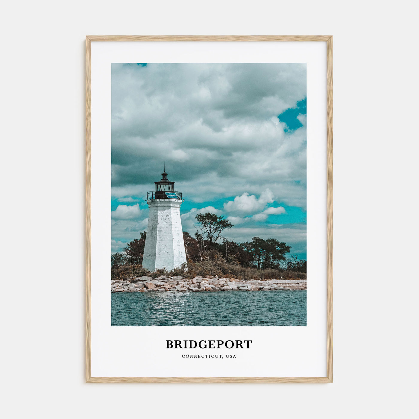 Bridgeport Portrait Color Poster