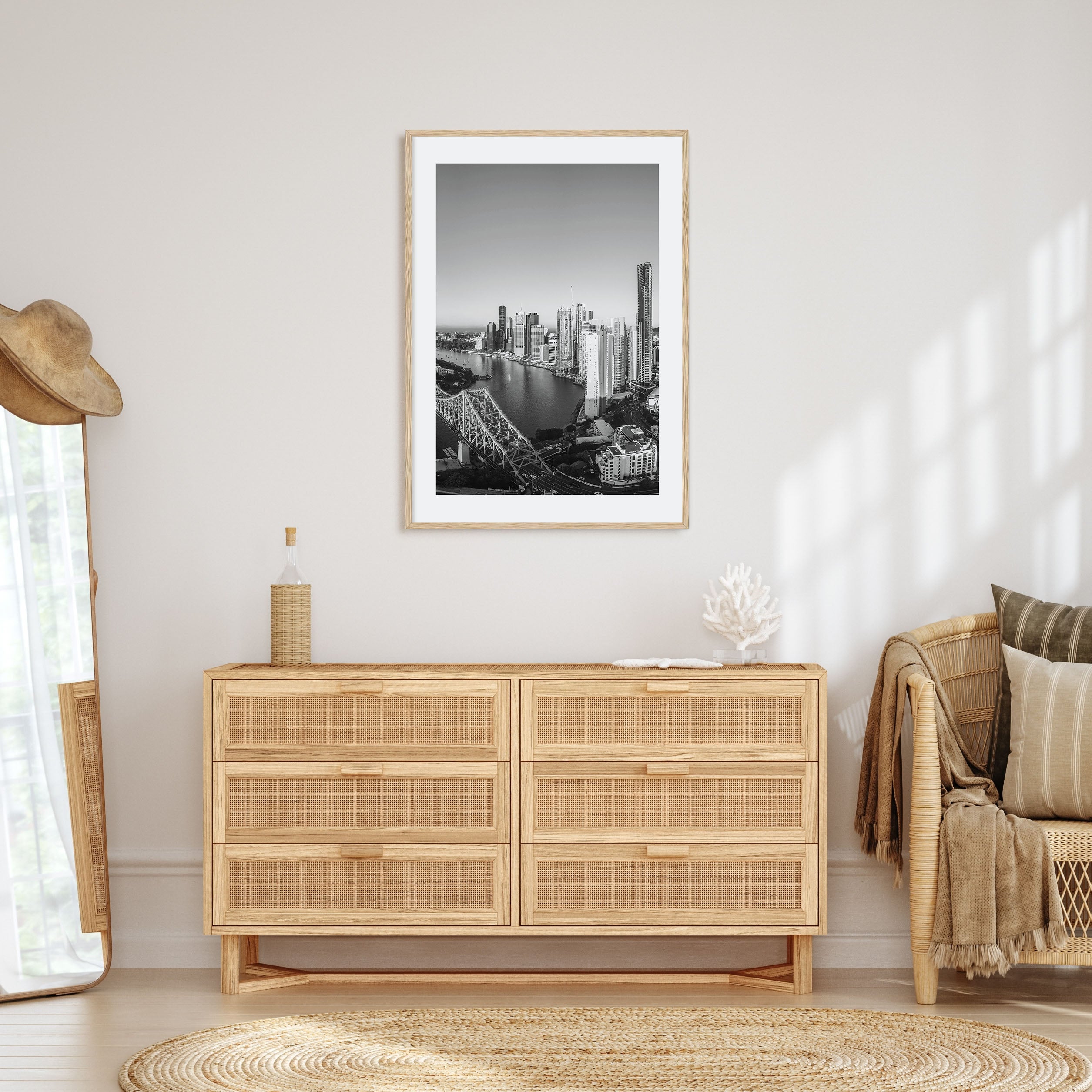 Brisbane Photo B&W No 1 Poster