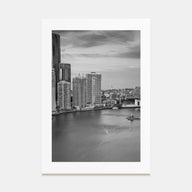 Brisbane Photo B&W No 2 Poster