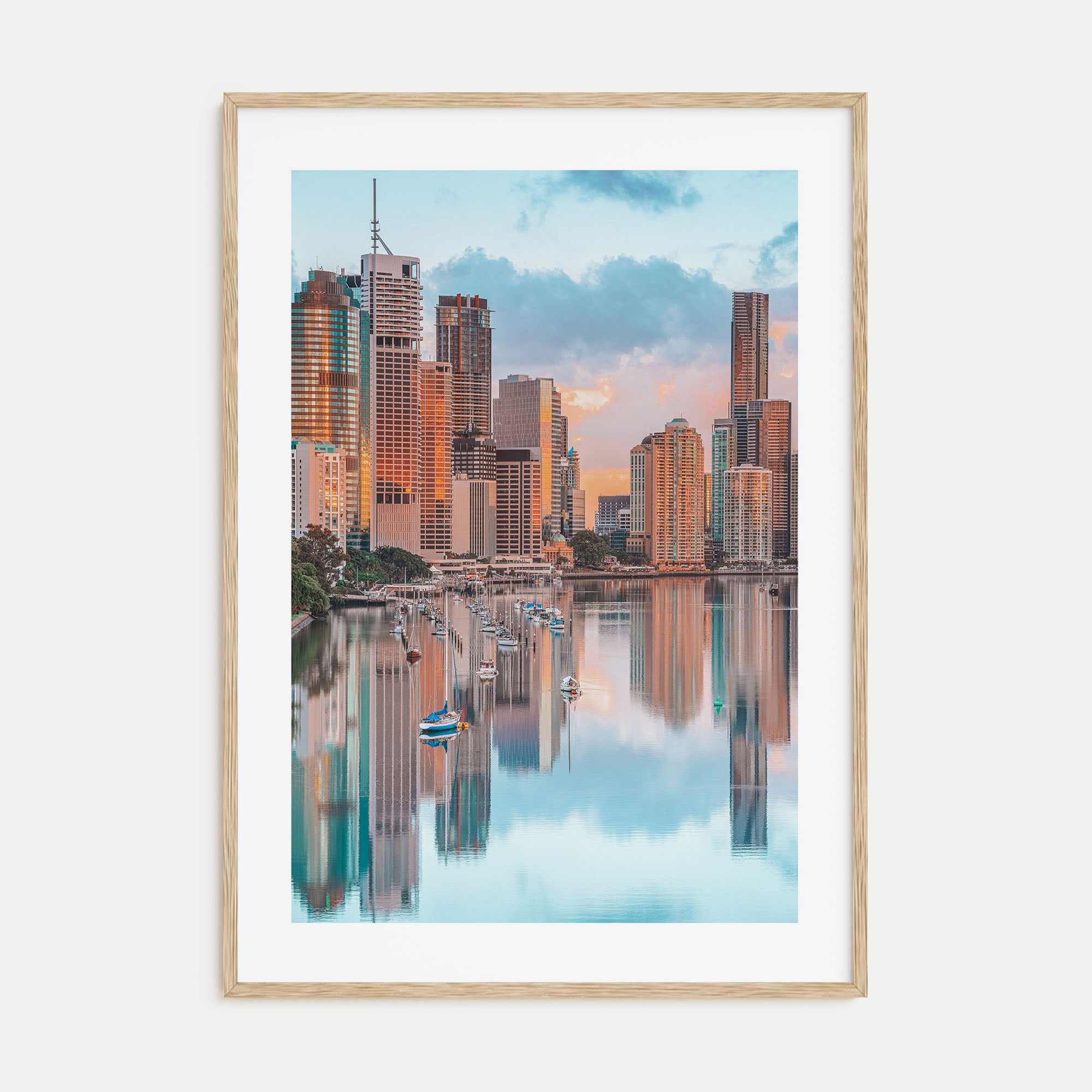 Brisbane Photo Color Poster
