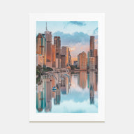 Brisbane Photo Color Poster