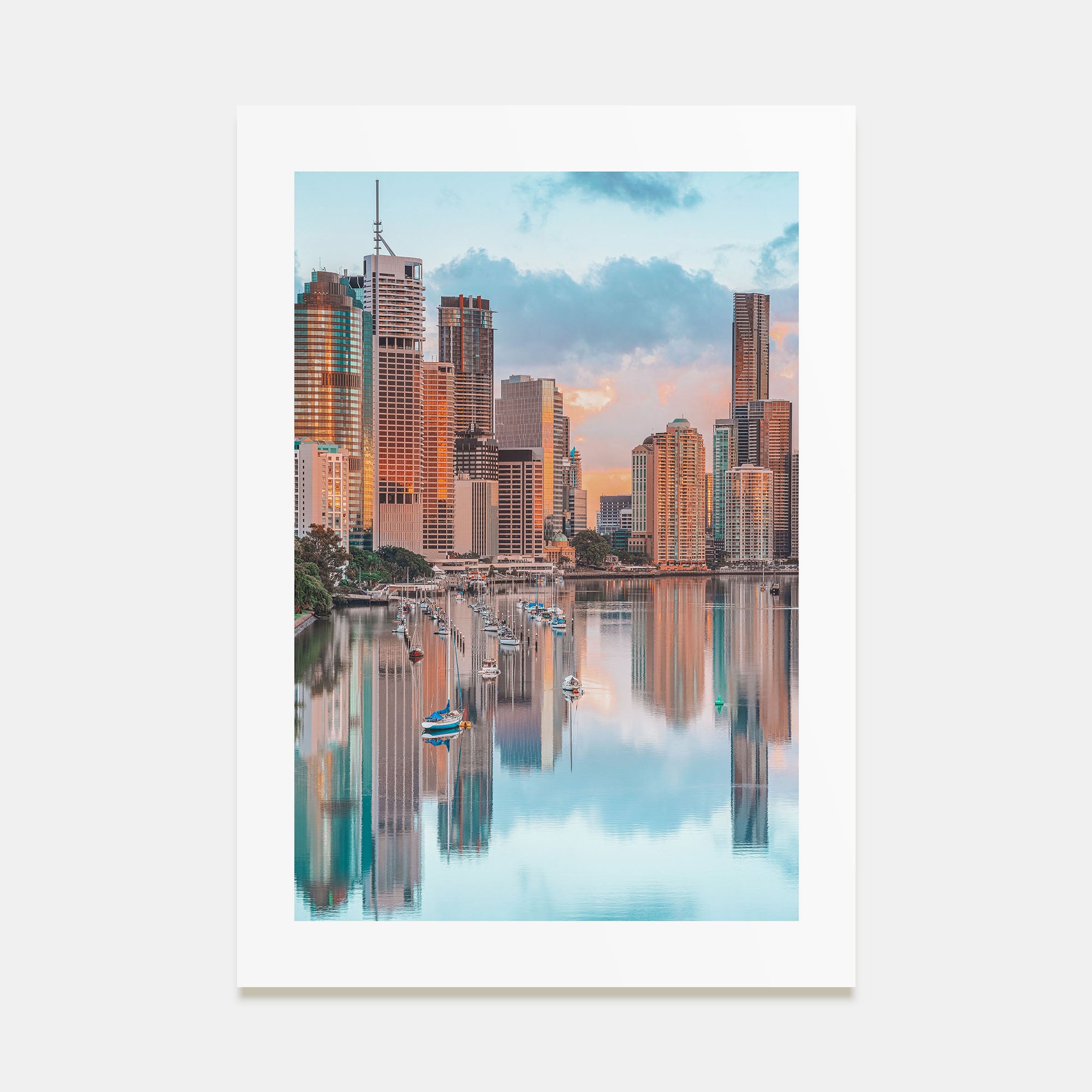 Brisbane Photo Color Poster