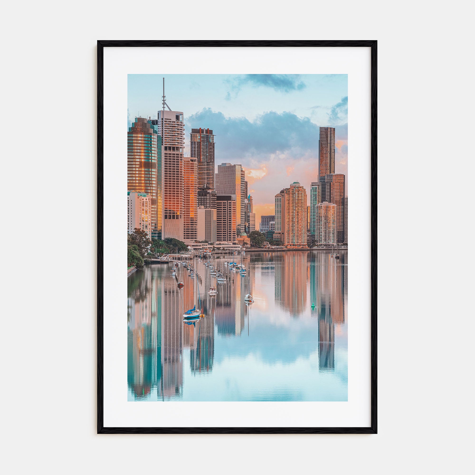 Brisbane Photo Color Poster