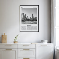 Brisbane Travel B&W No 1 Poster