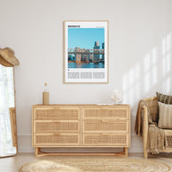Brisbane Travel Color Poster