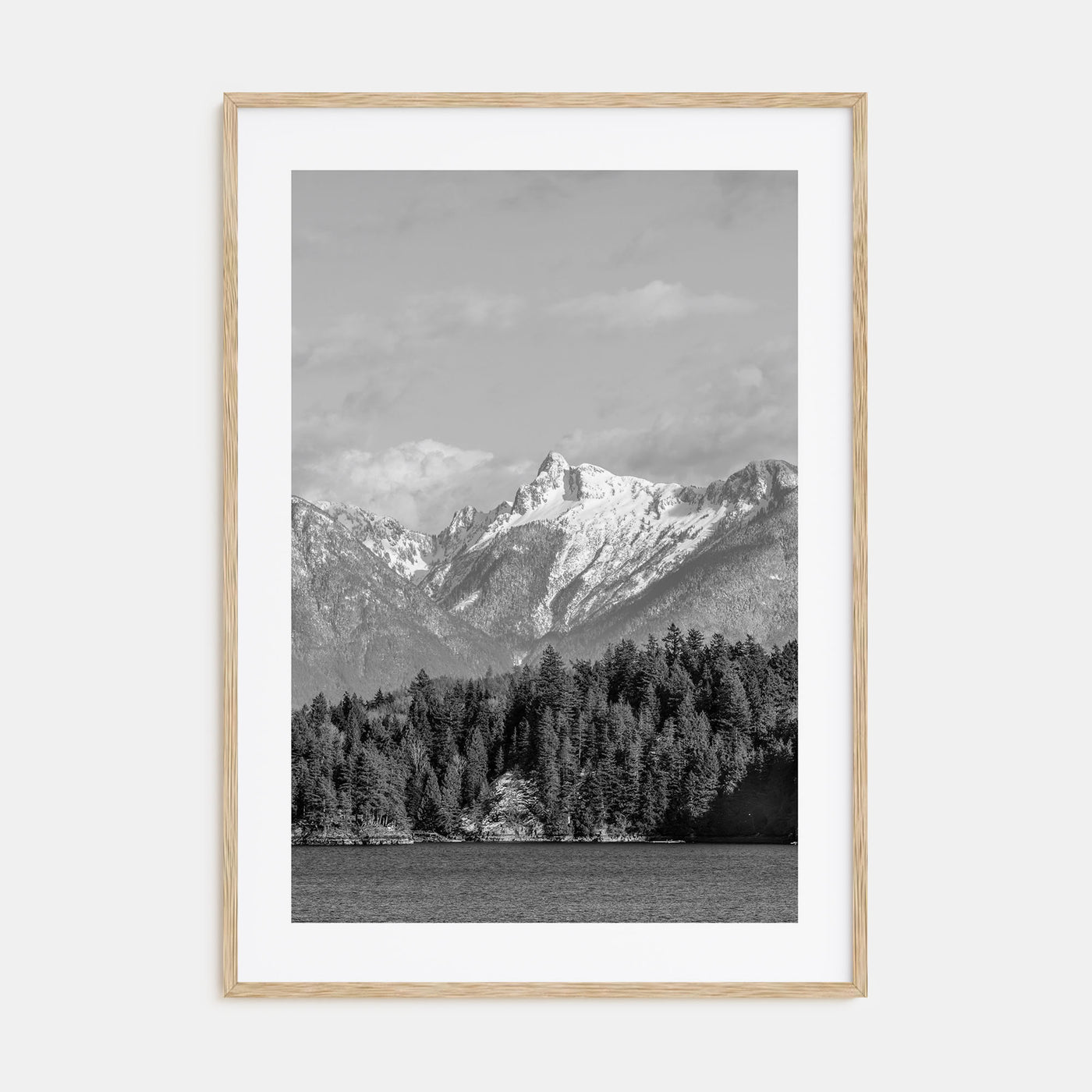 British Columbia Photo B&W Poster