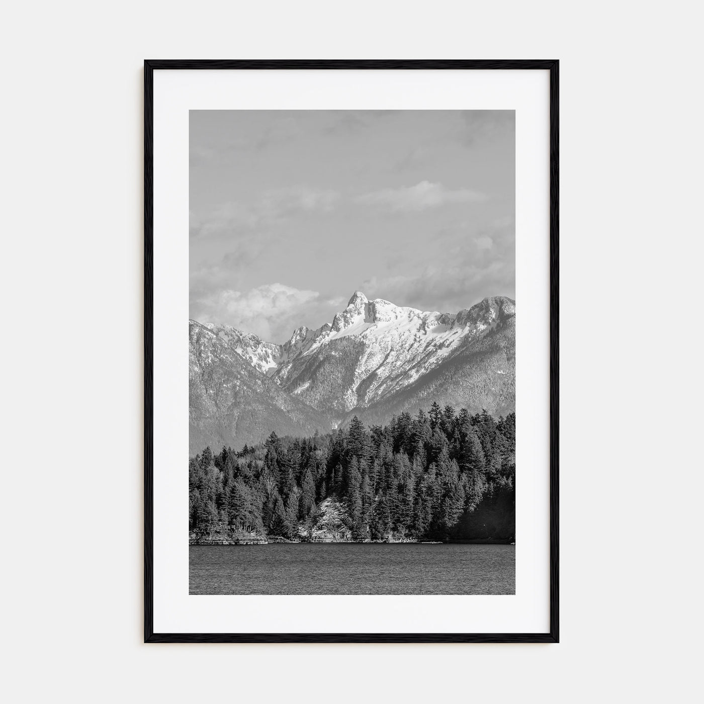 British Columbia Photo B&W Poster