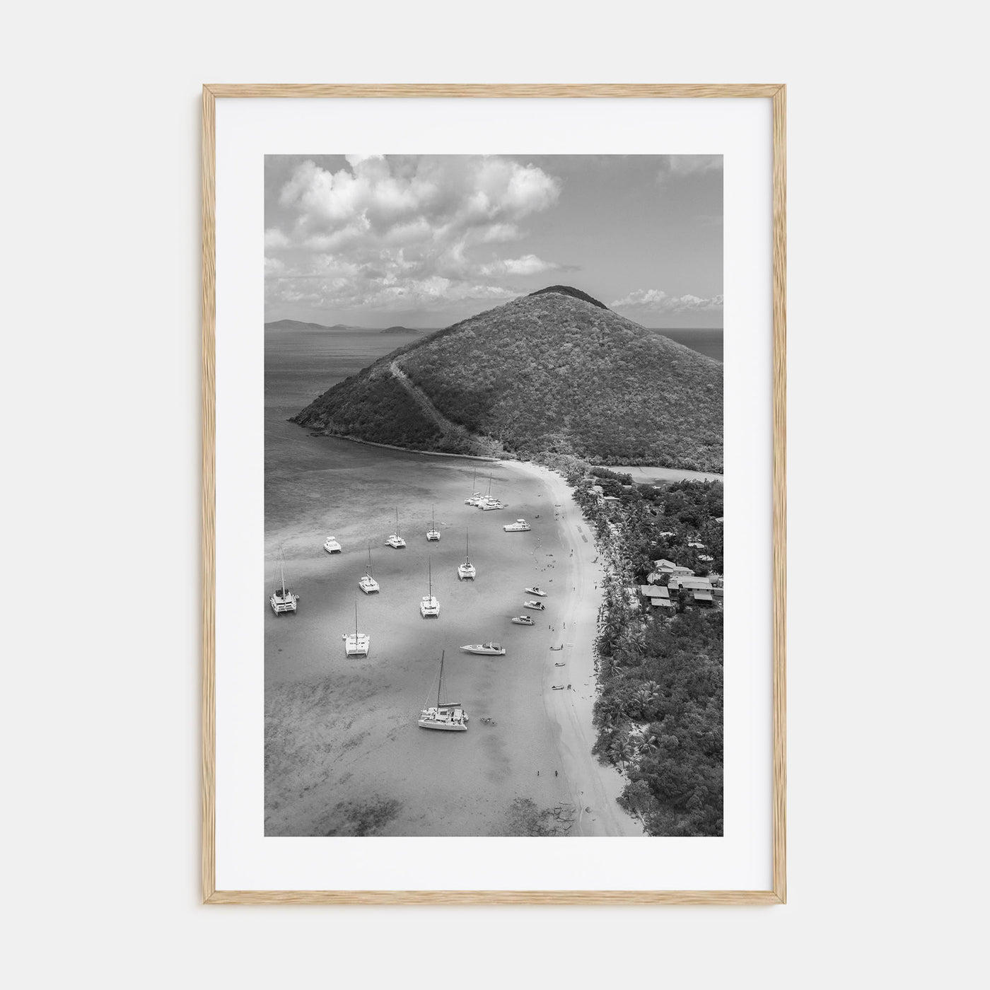 British Virgin Islands Photo B&W Poster