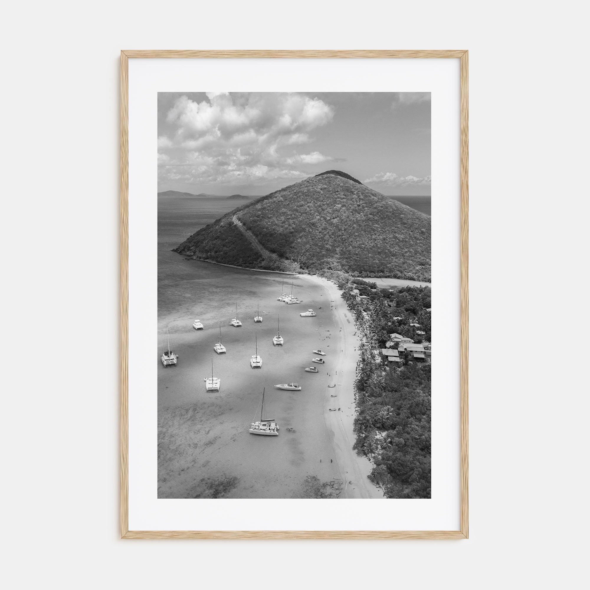 British Virgin Islands Photo B&W Poster