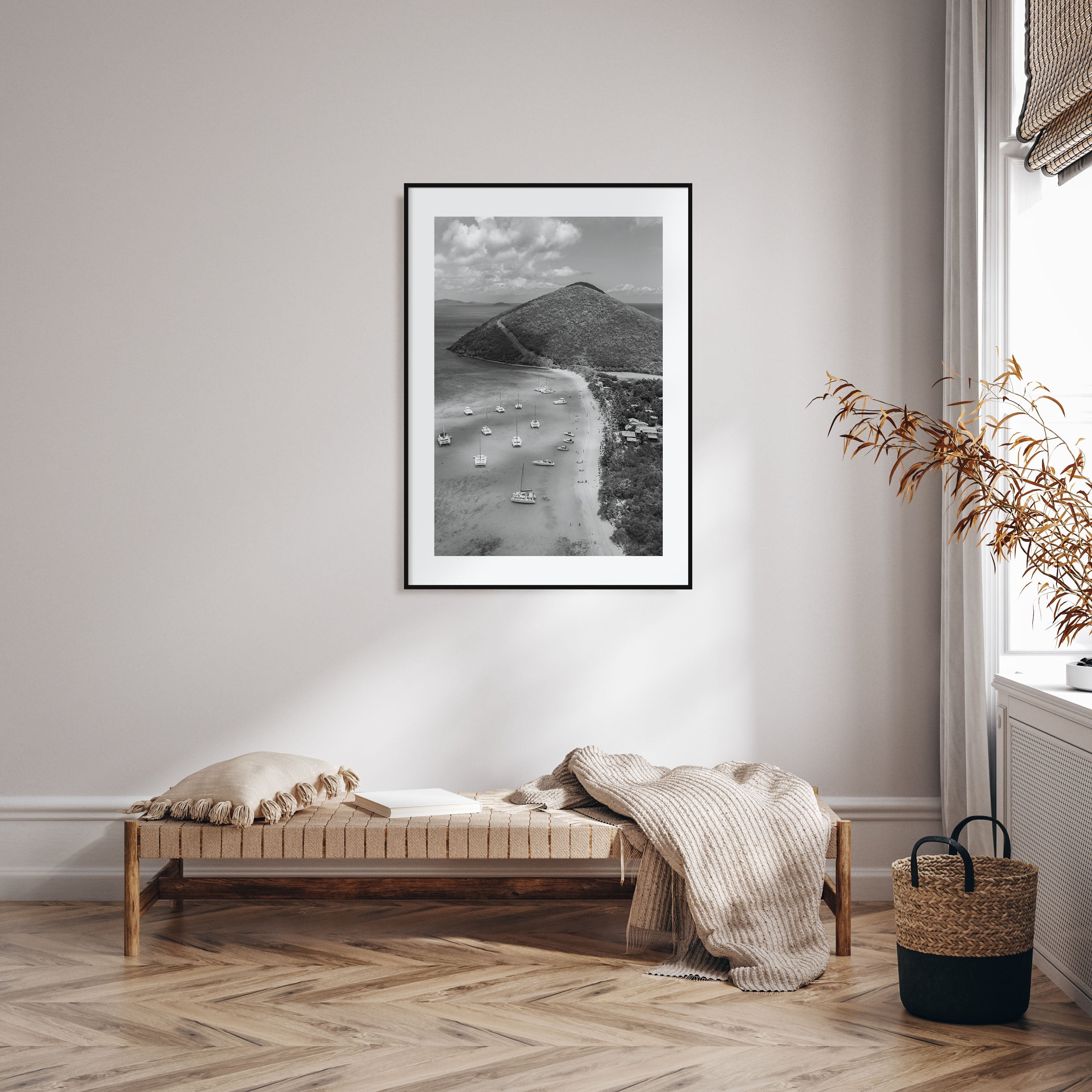 British Virgin Islands Photo B&W Poster