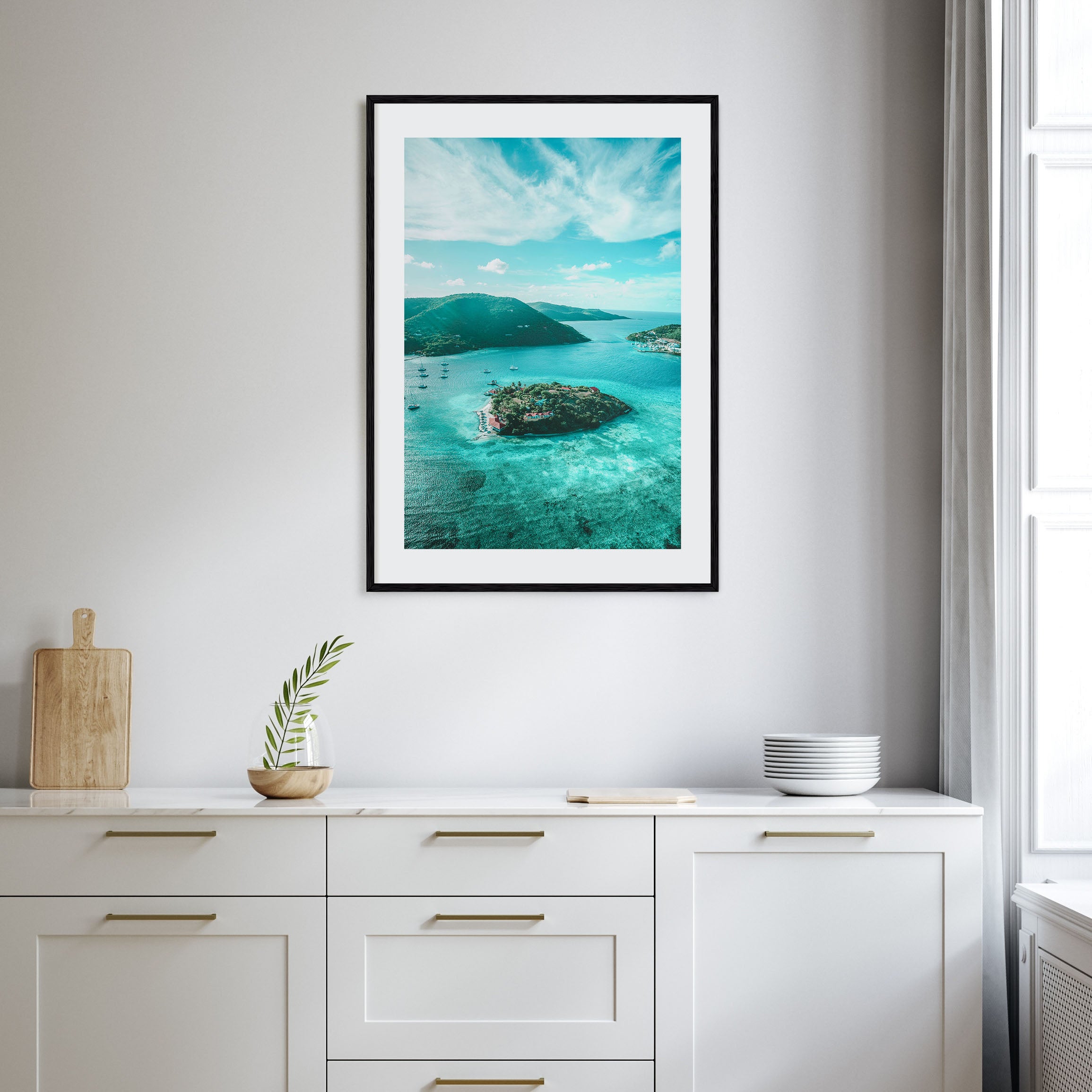 British Virgin Islands Photo Color Poster
