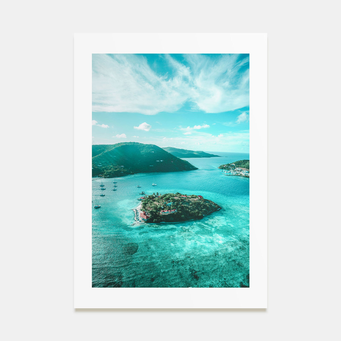 British Virgin Islands Photo Color Poster