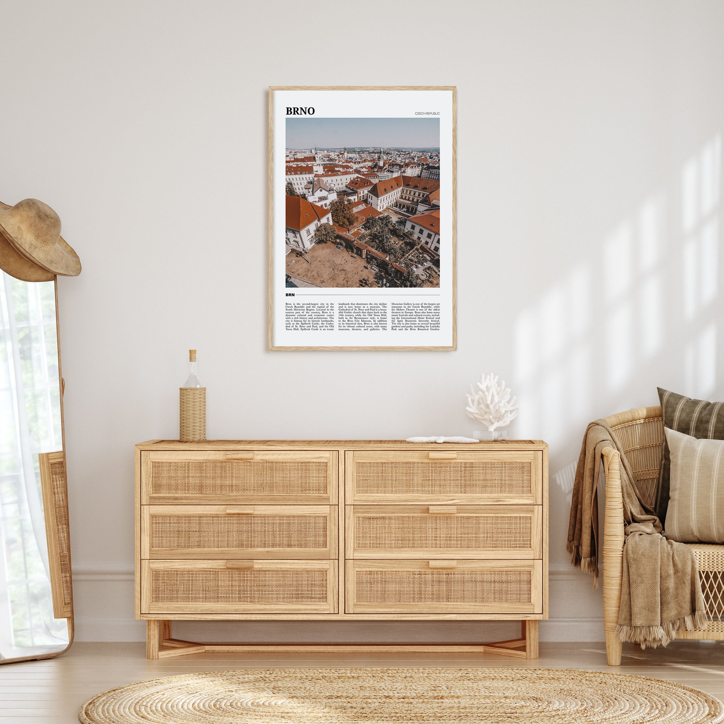 Brno Travel Color Poster