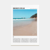 Broken Head Travel Color Poster