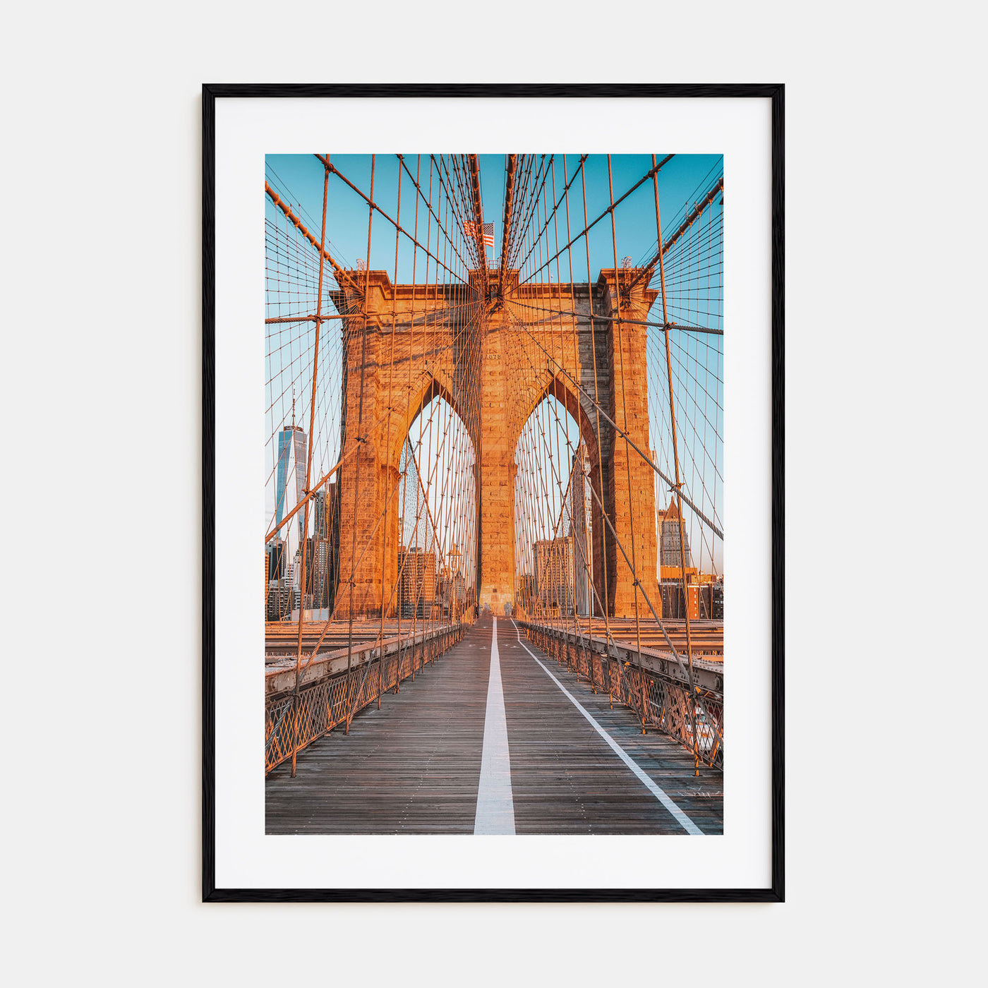 Brooklyn Bridge Photo Color No 1 Poster