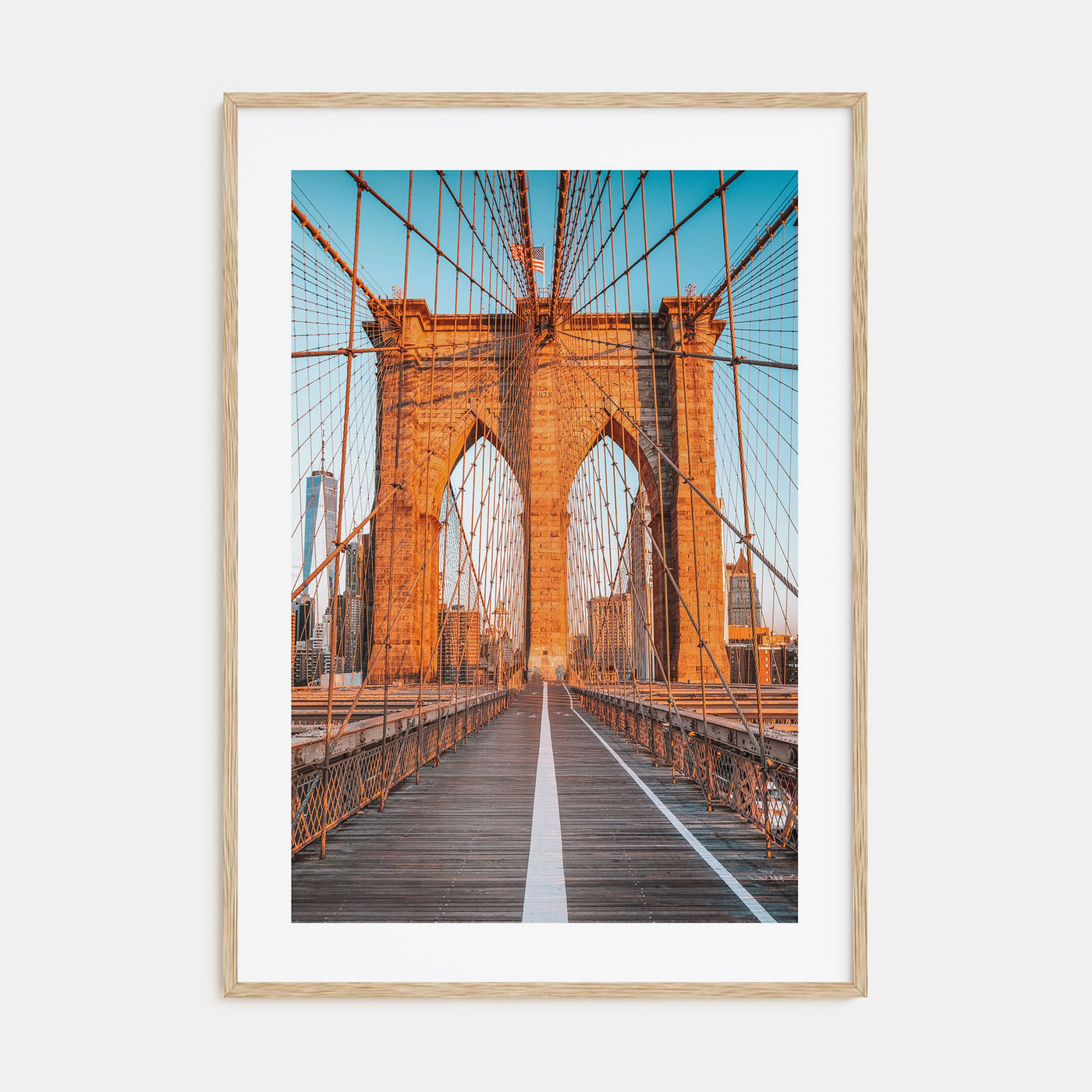 Brooklyn Bridge Photo Color No 1 Poster