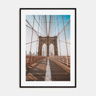 Brooklyn Bridge Photo Color No 2 Poster