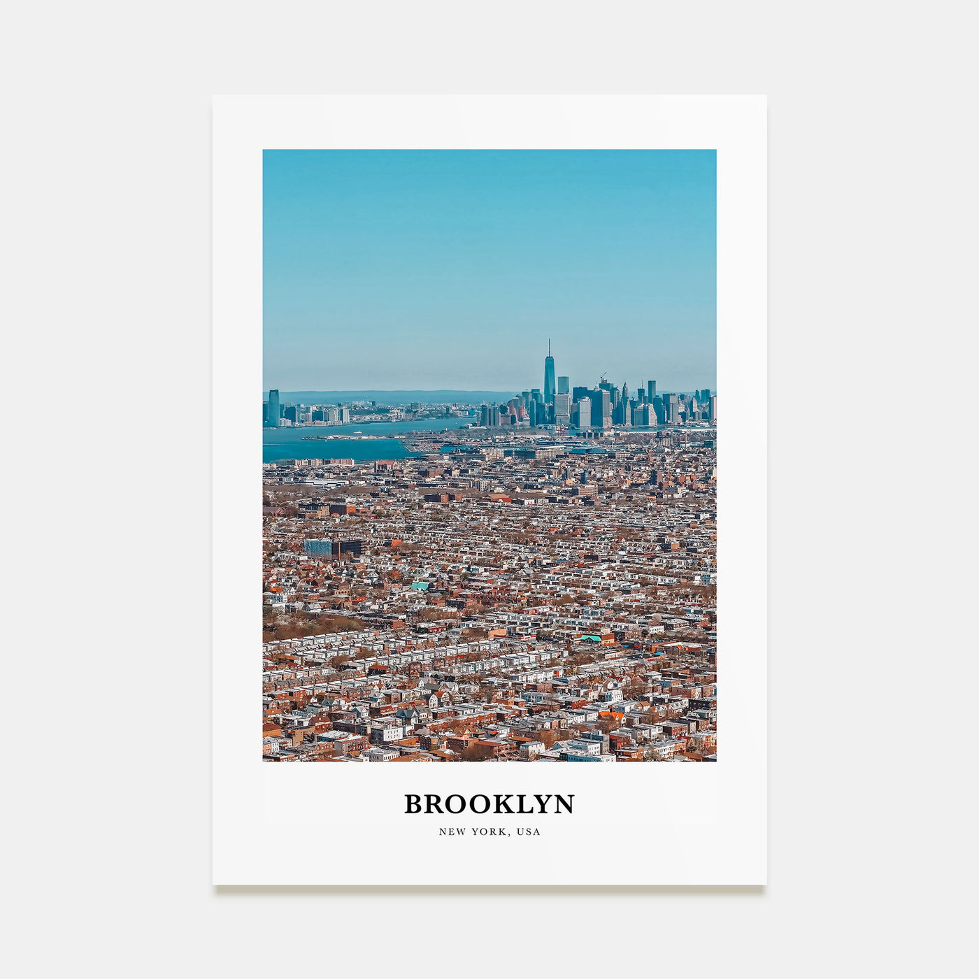Brooklyn Portrait Color No 2 Poster