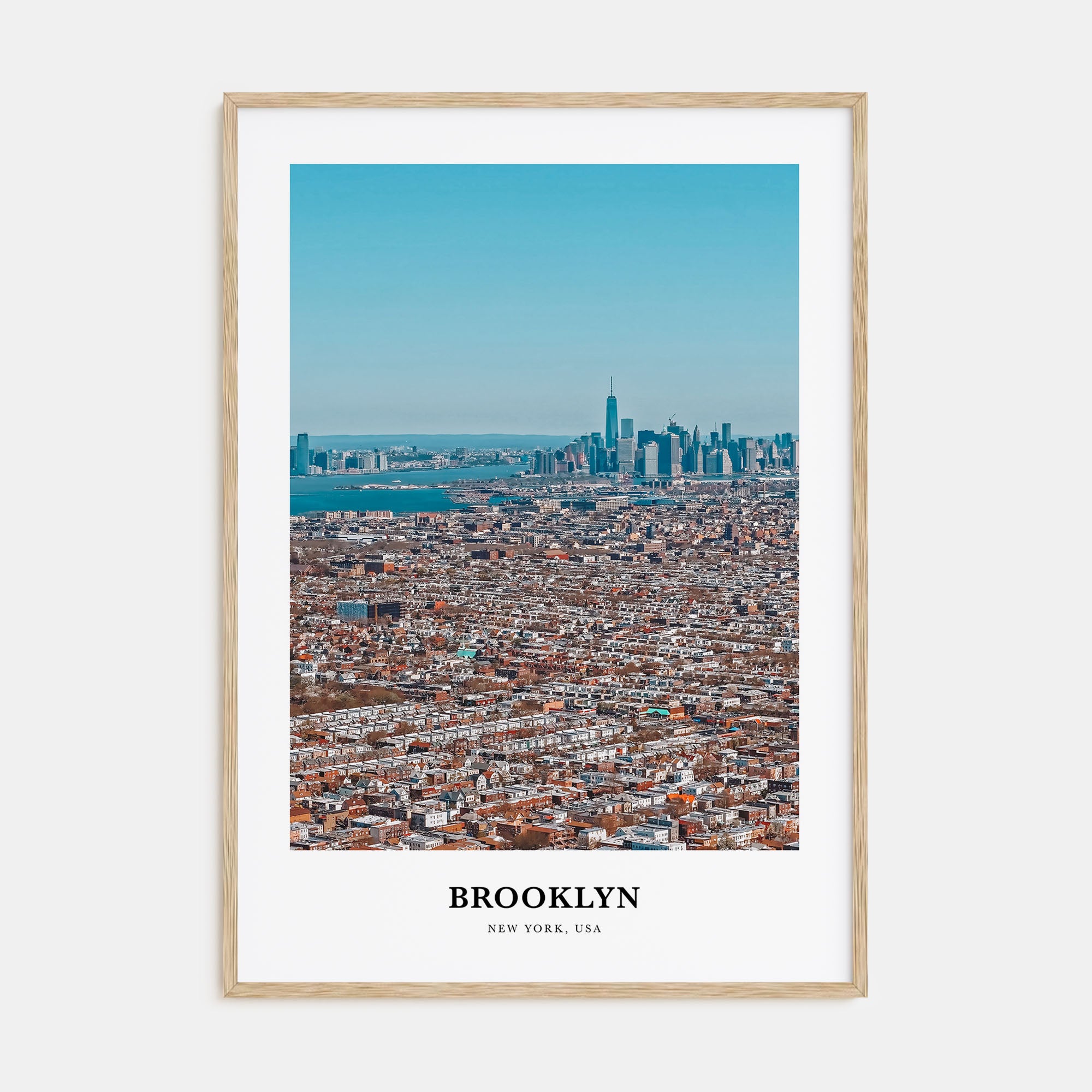 Brooklyn Portrait Color No 2 Poster