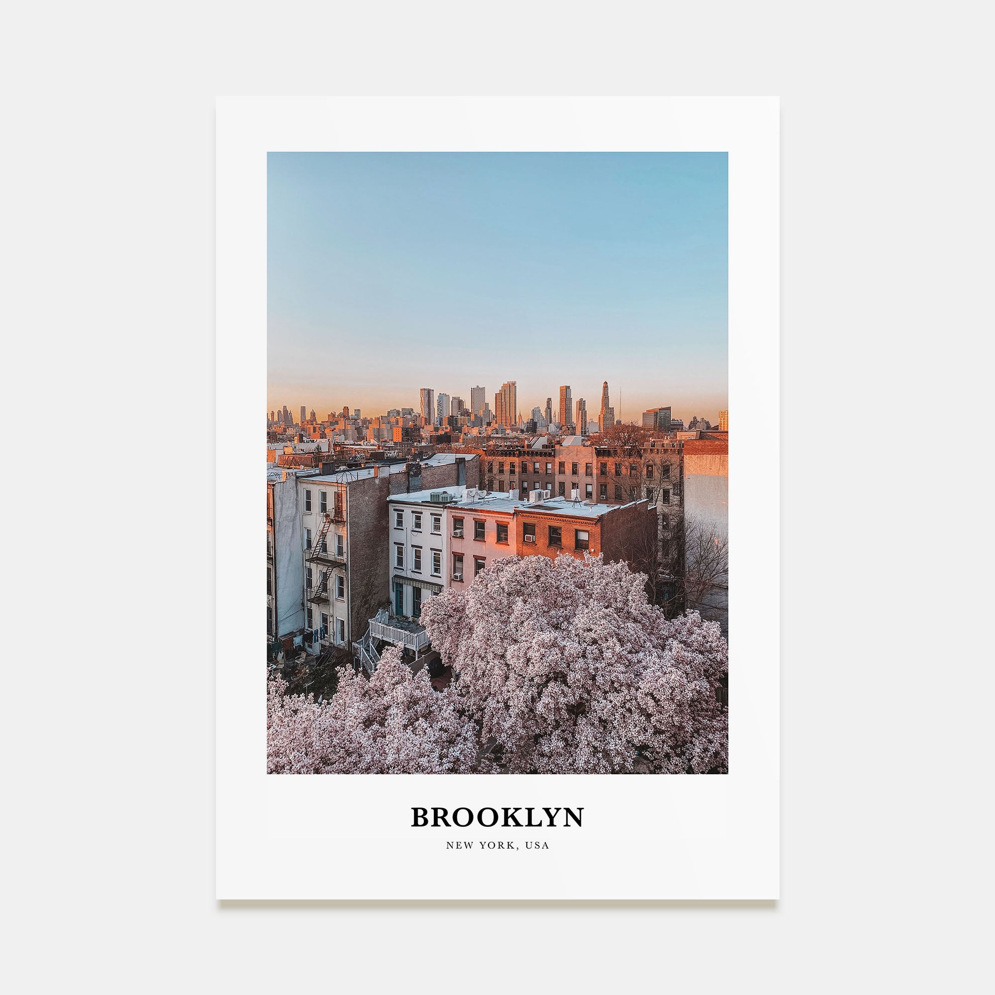 Brooklyn Portrait Color No 3 Poster