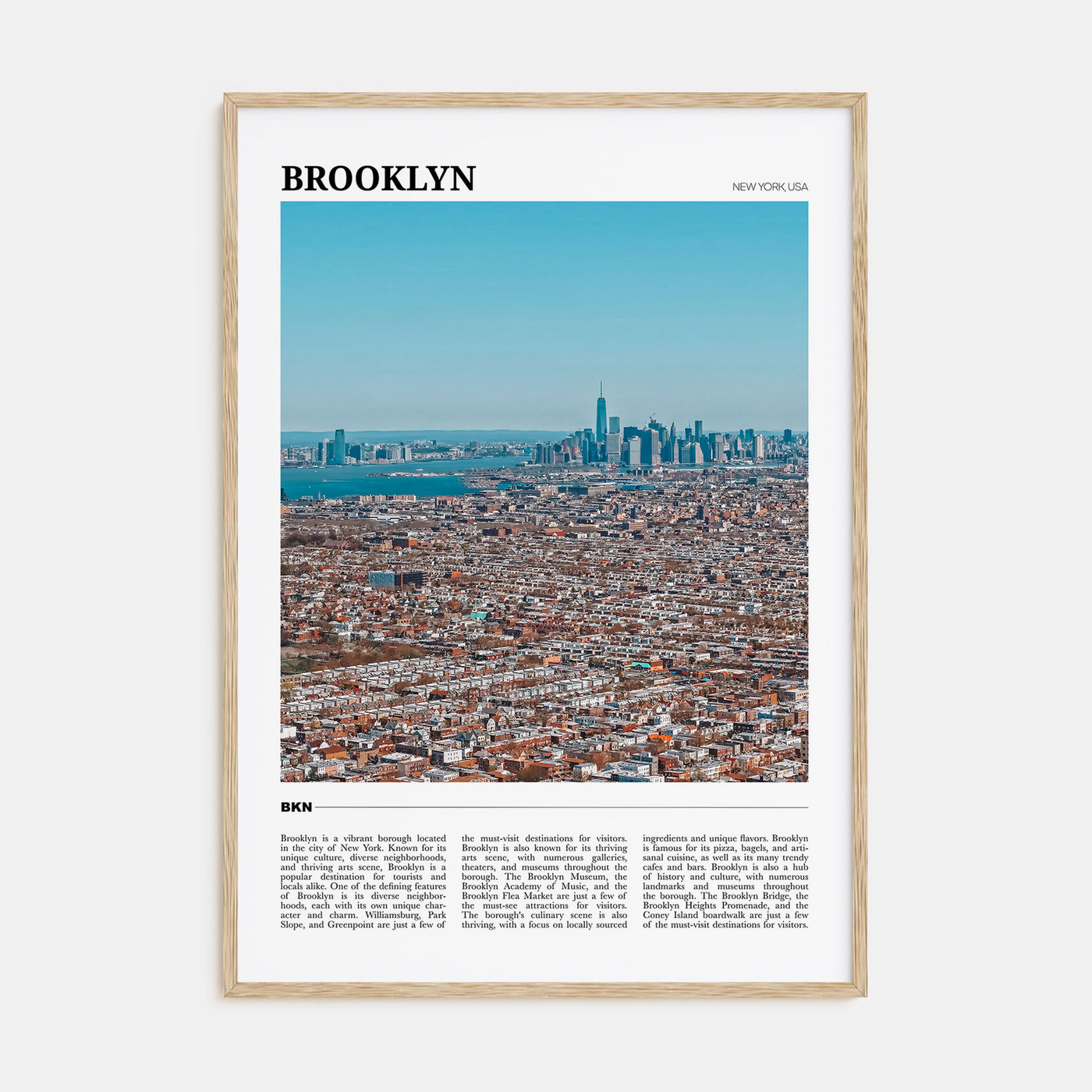 Brooklyn Travel Color No 2 Poster