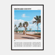 Broward County Travel Color Poster