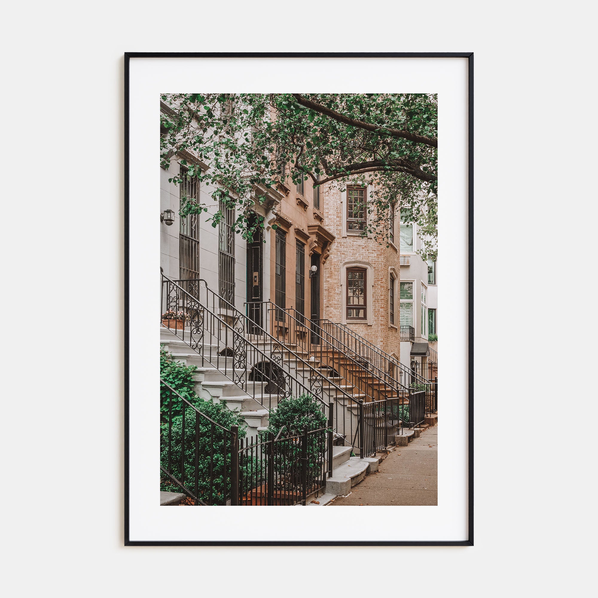 Brownstone Photo Color Poster