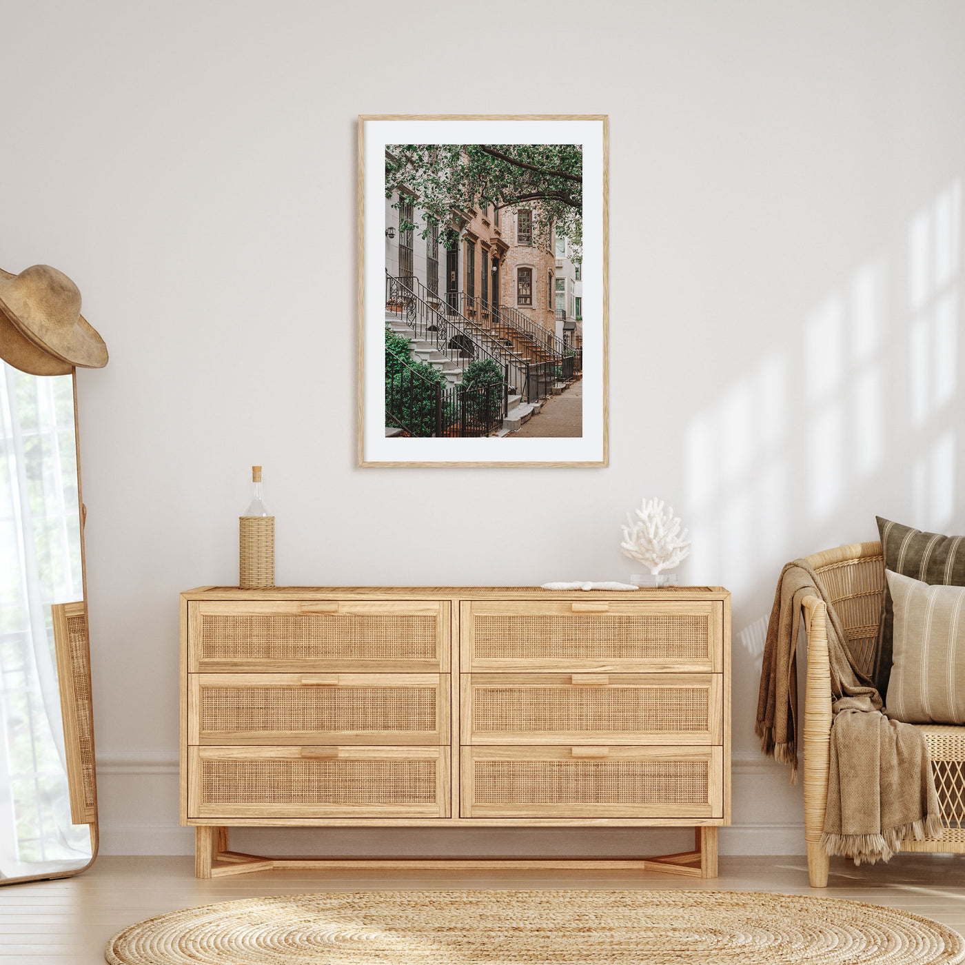 Brownstone Photo Color Poster