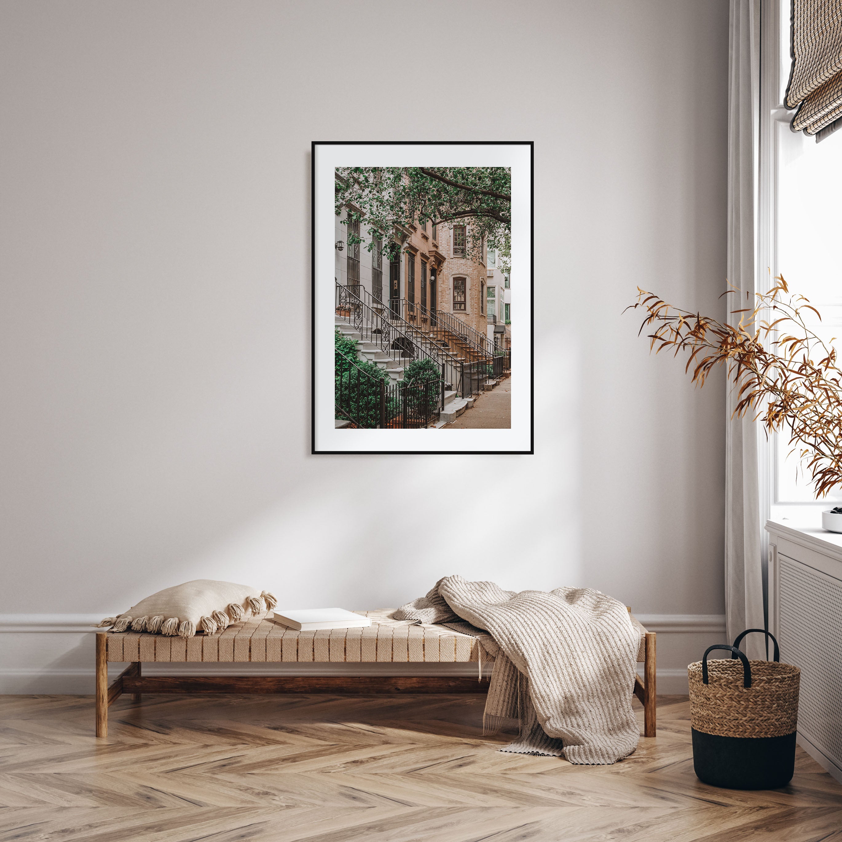 Brownstone Photo Color Poster