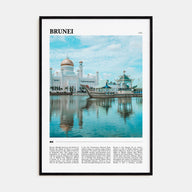 Brunei Travel Color Poster