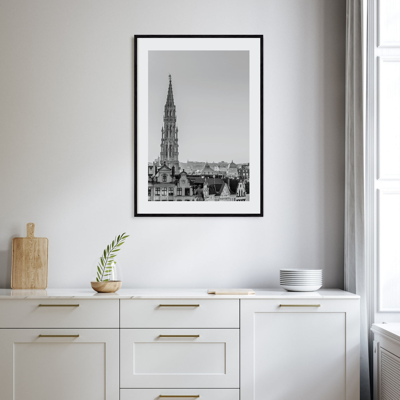 Brussels Photo B&W Poster