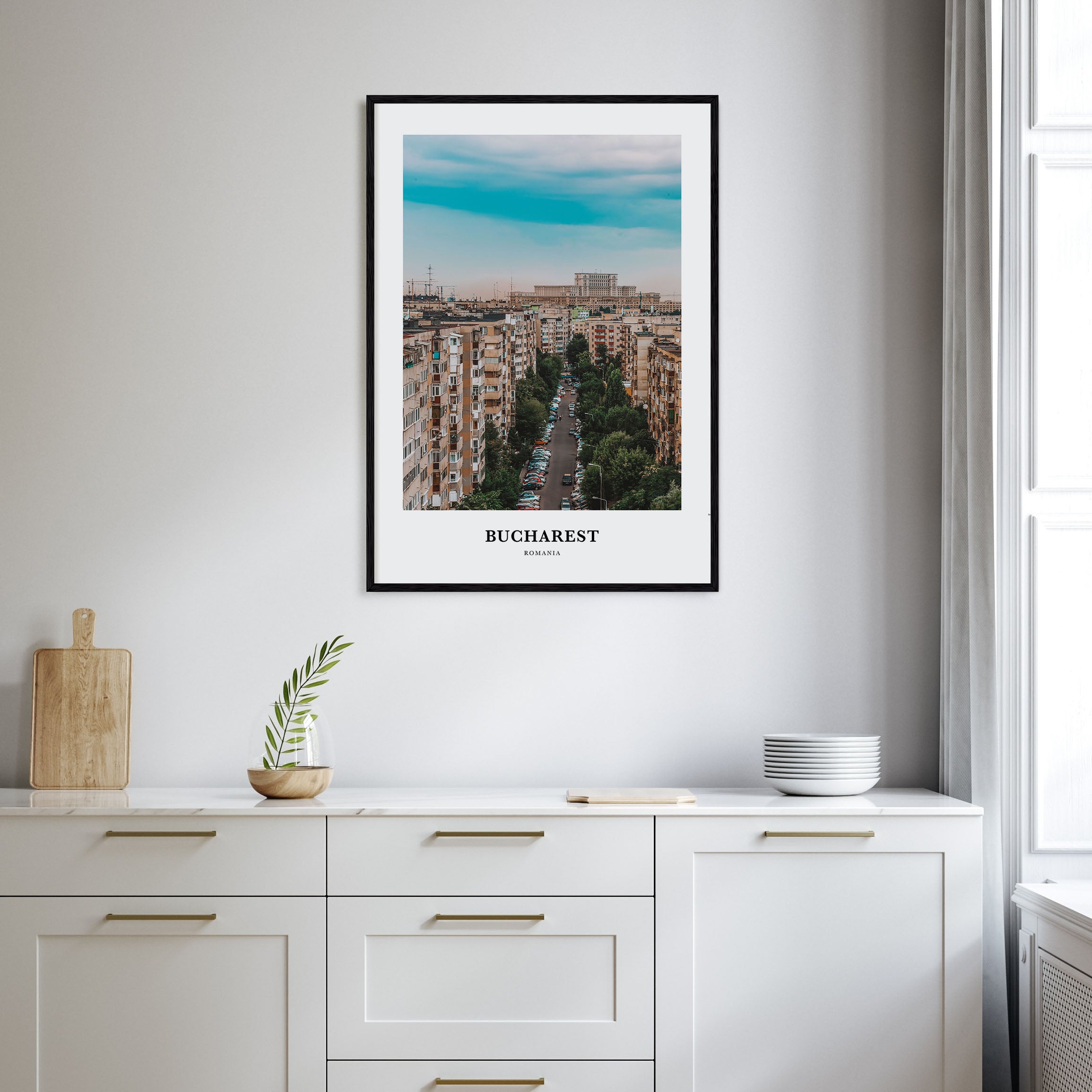 Bucharest Portrait Color No 1 Poster