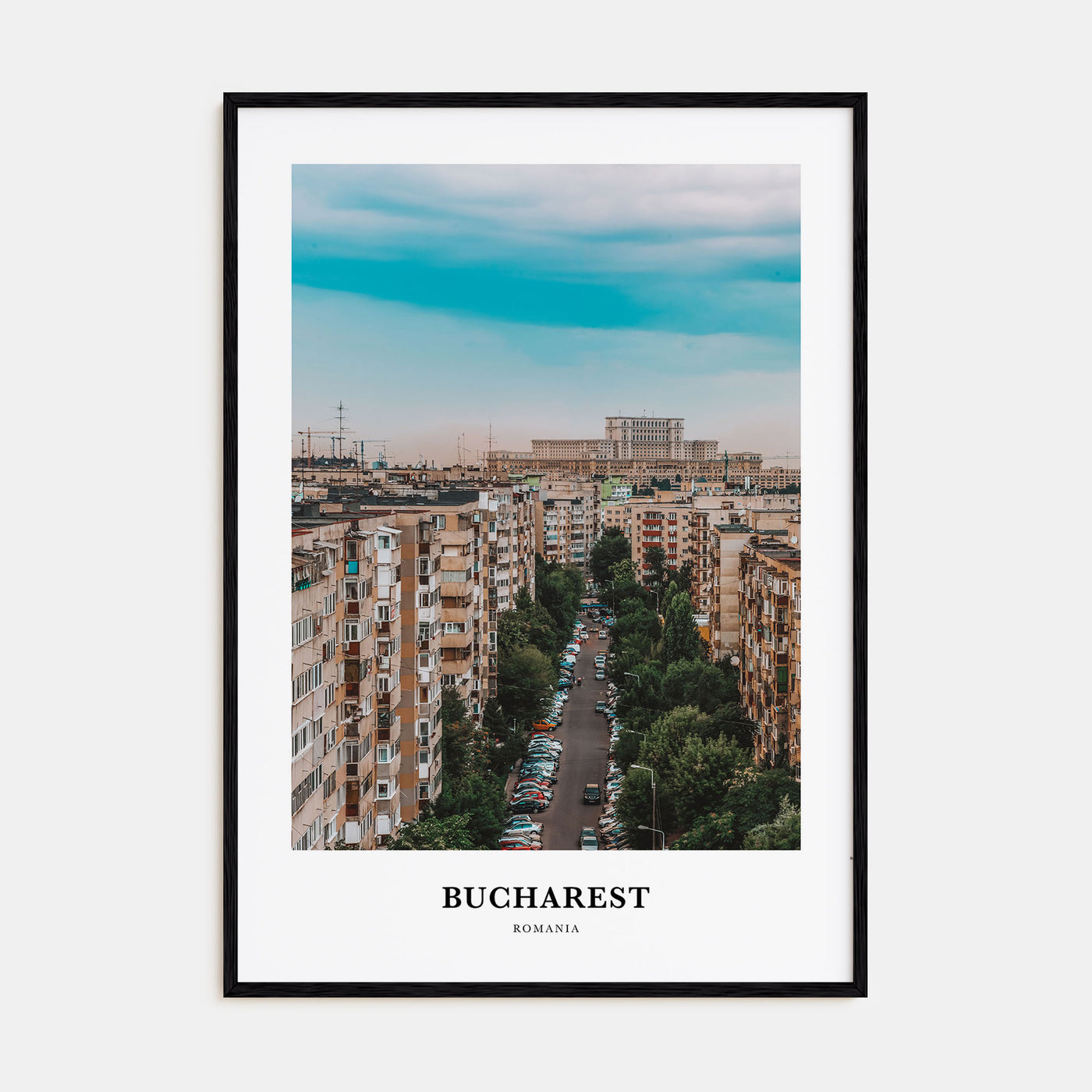 Bucharest Portrait Color No 1 Poster