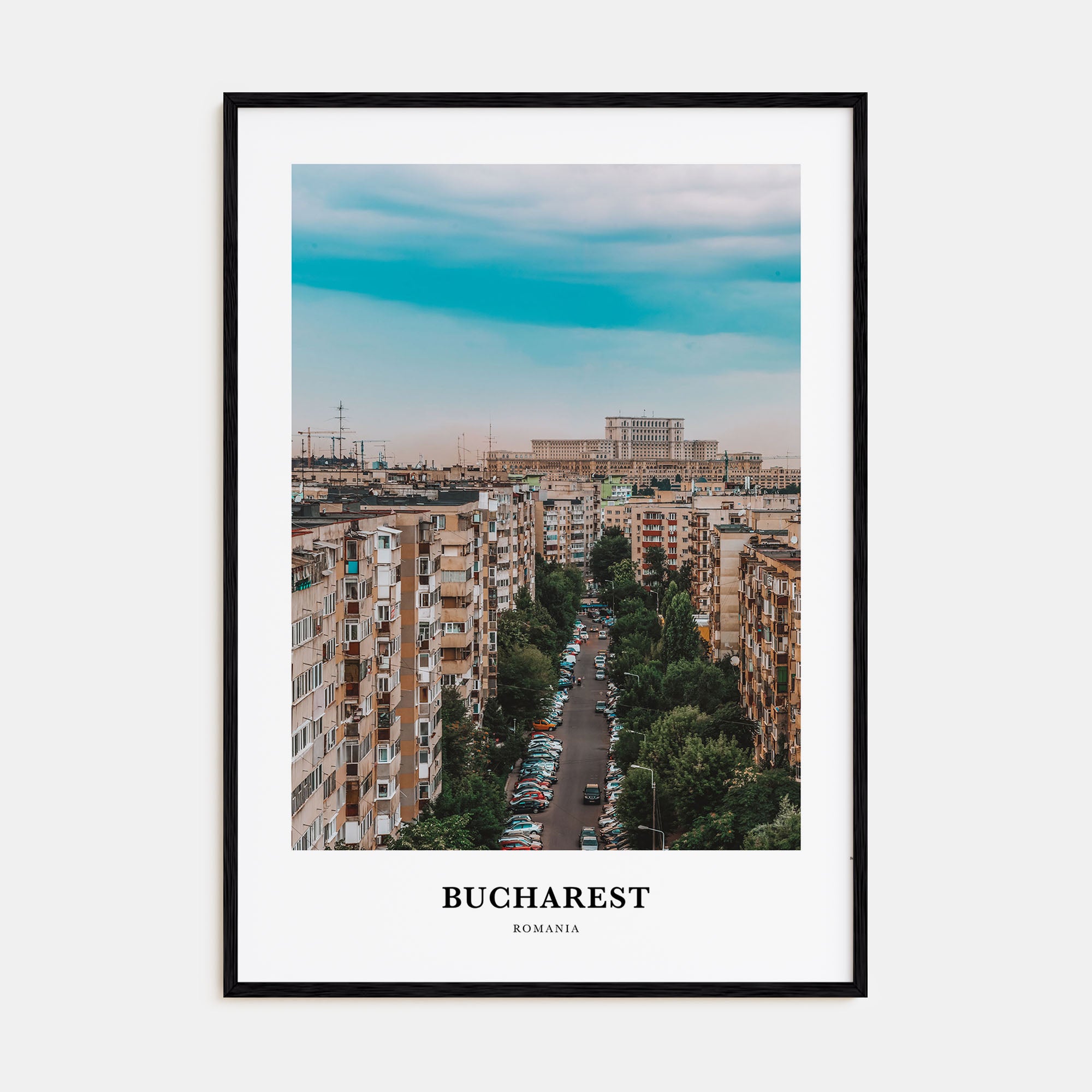 Bucharest Portrait Color No 1 Poster