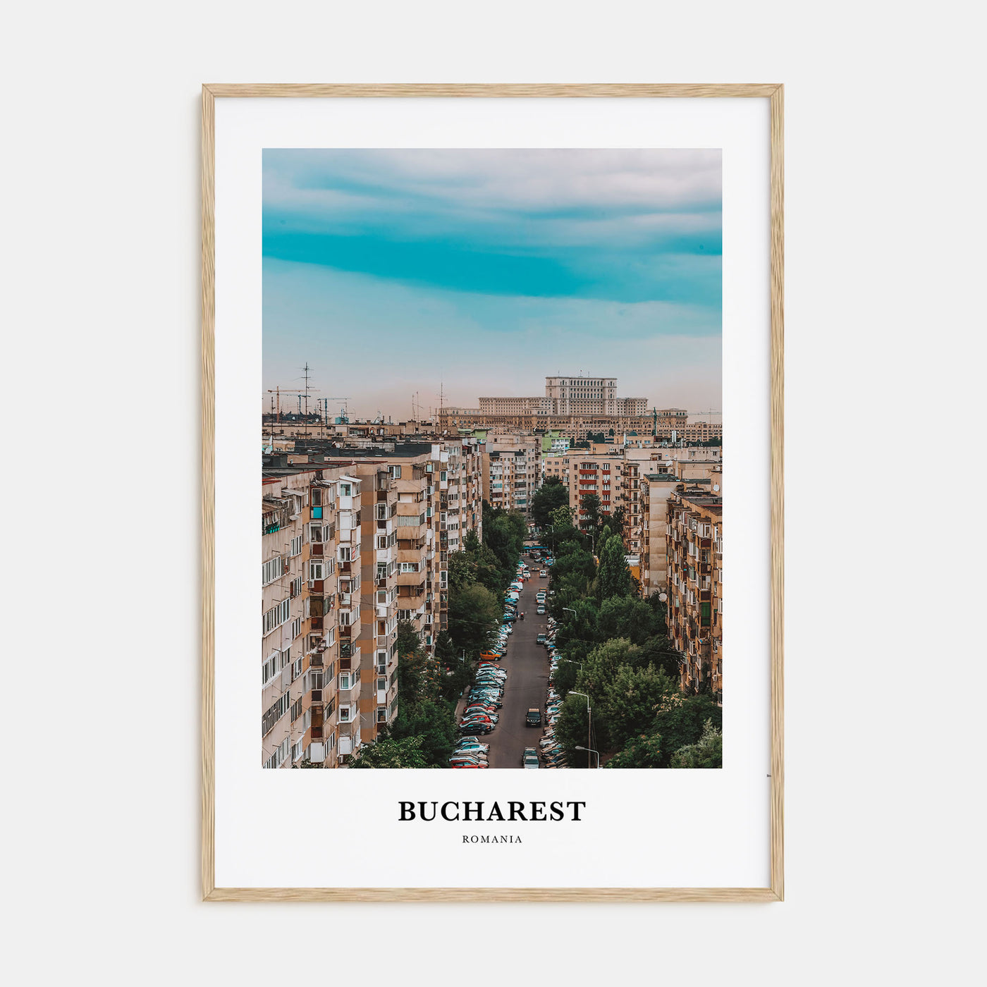 Bucharest Portrait Color No 1 Poster