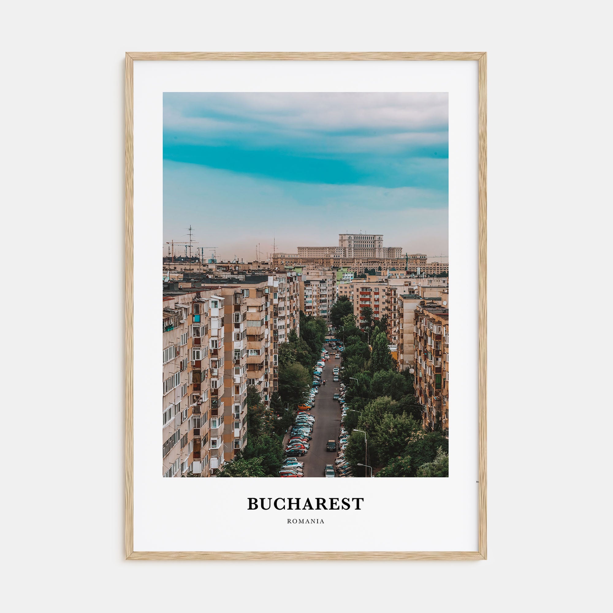 Bucharest Portrait Color No 1 Poster