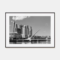 Buenos Aires Landscape B&W Poster