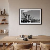 Buenos Aires Landscape B&W Poster