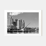 Buenos Aires Landscape B&W Poster