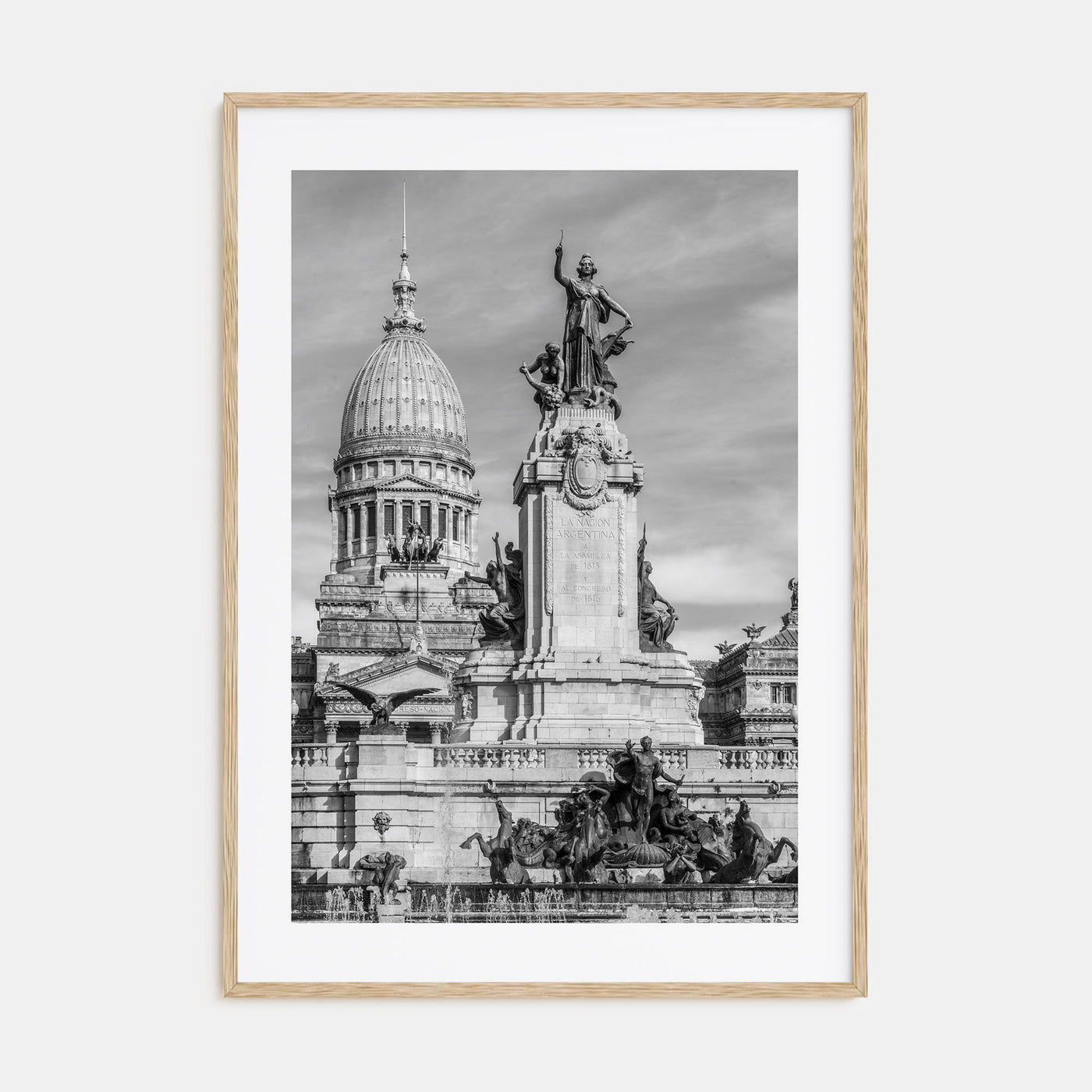 Buenos Aires Photo B&W No 1 Poster