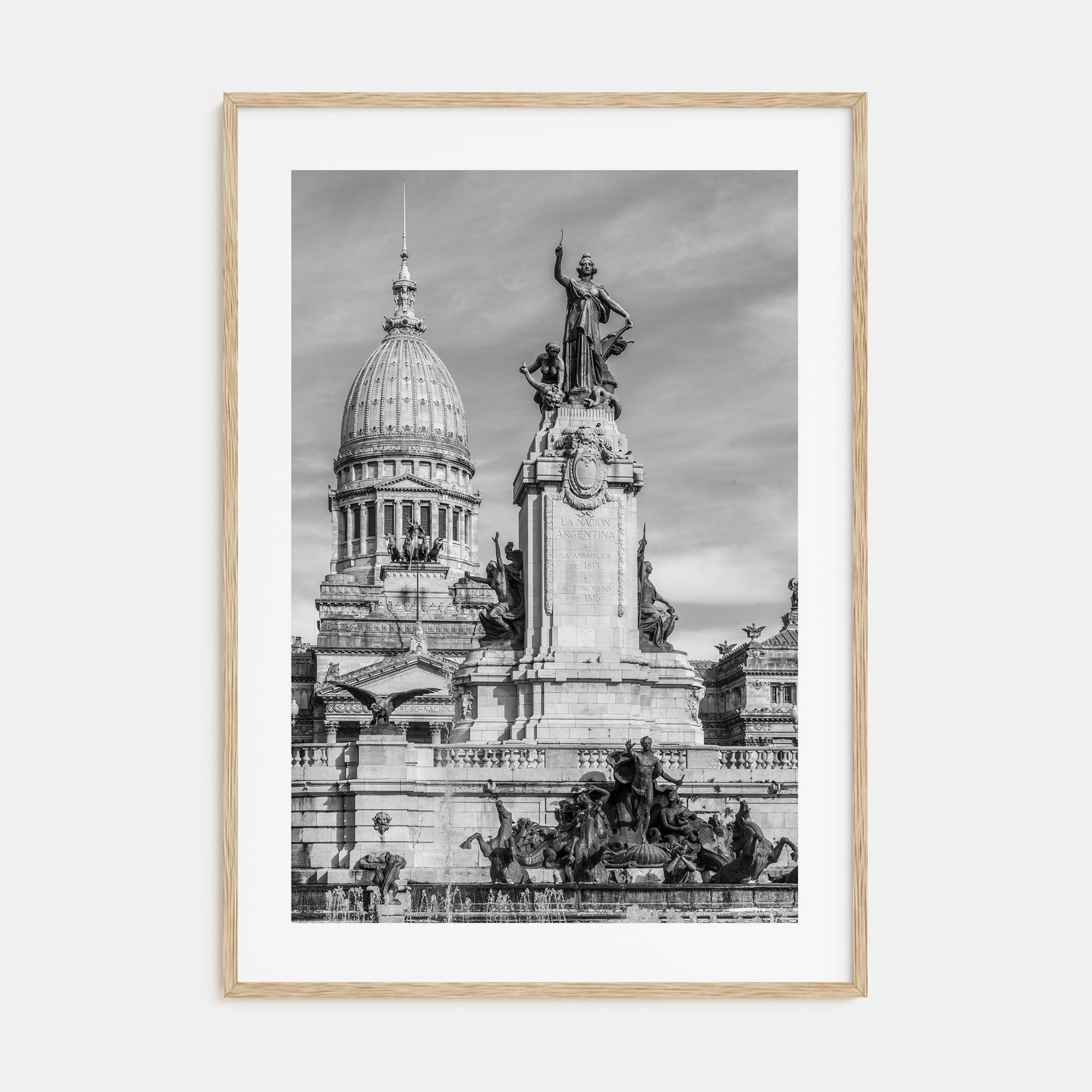 Buenos Aires Photo B&W No 1 Poster