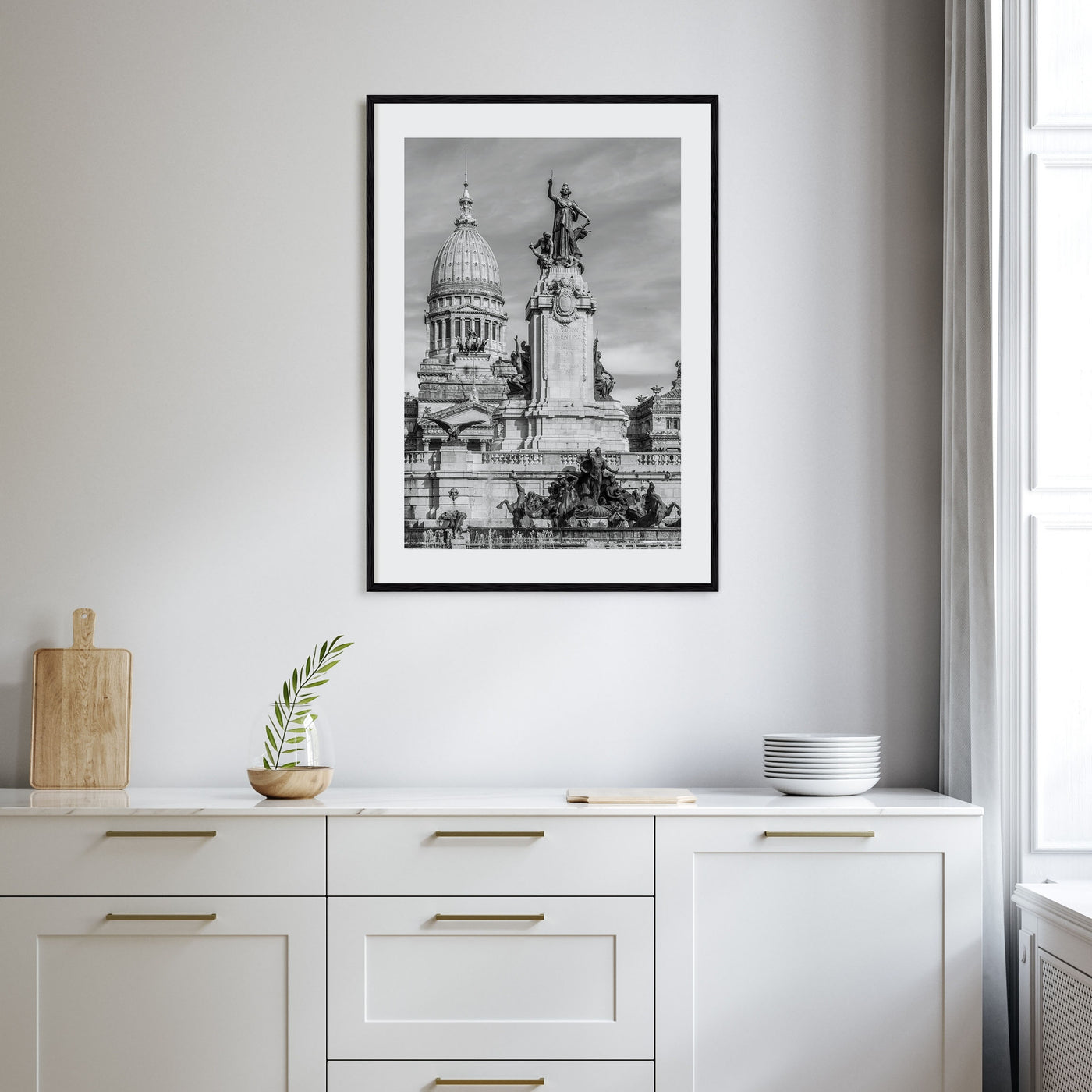 Buenos Aires Photo B&W No 1 Poster