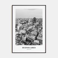 Buenos Aires Portrait B&W No 2 Poster