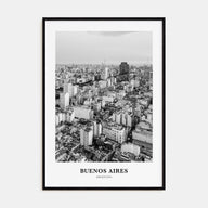 Buenos Aires Portrait B&W No 2 Poster